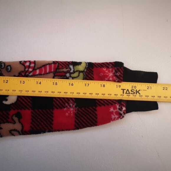Secret Treasures Sleepwear Ladies Size XS Red & Black Moose Print Fleece Onesie - Picture 9 of 10